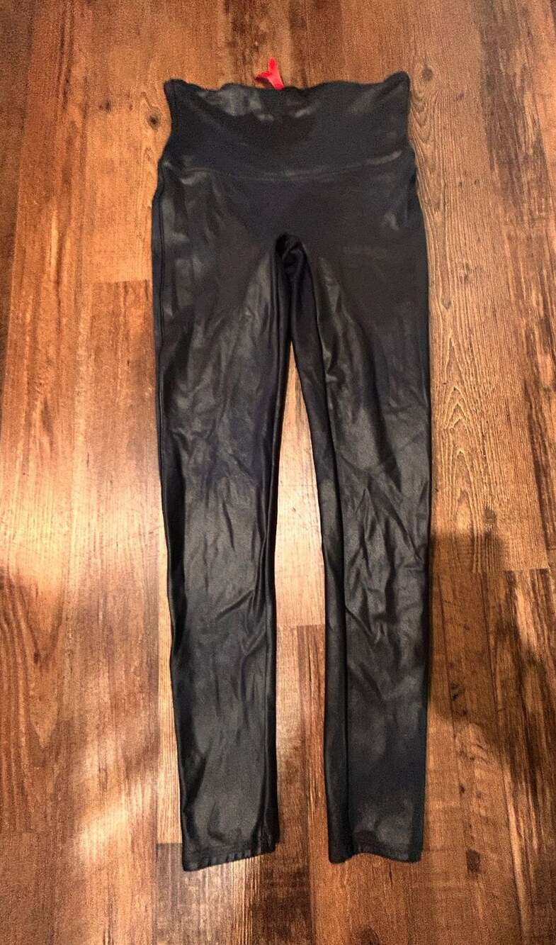 Spanx High-Rise Shaping Leggings Navy Blue Size L/G